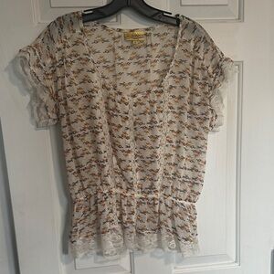 Princess Vera Wang horse top women’s size medium